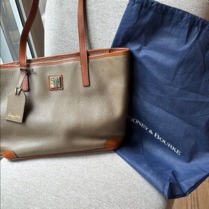 Dooney & Bourke Brown Leather Tote